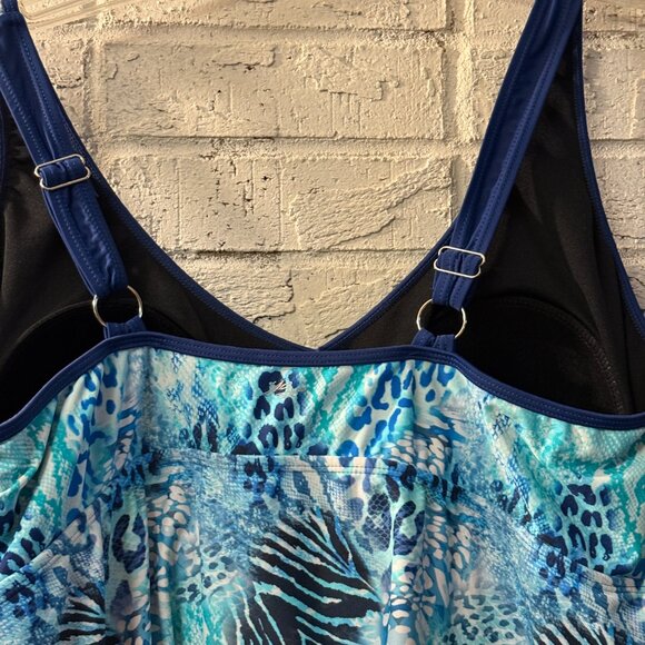 Your Best Look Plus Size Tankini & Swim Skirt Set | Size 20W/18W | Adjustable St - Picture 11 of 16